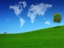 world in clouds