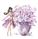 Woman flower