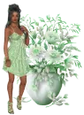 Woman flower