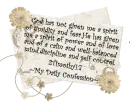 2Tim1:7~My Daily Confessions~