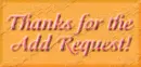 Thanks for the add request