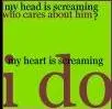 heart screaming,