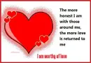 I'm worthy of love