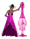 Bottle woman