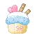 blueberry cupcake