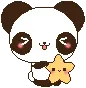 panda and star