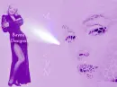 MARILYN MONROE IN PURPLE ANIMATED BKG
