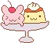 cherry bunny flan