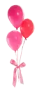 pink balloons