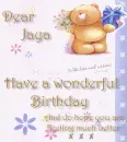 JAYA HAPPY BIRTHDAY