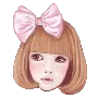 CUTE GIRL WITH BOW