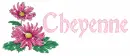 Cheyenne With Pink Flowers