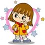 cute little girls's heart