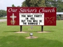 church sign