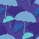 glitter umbrella