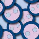 glitter button background