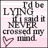 lying