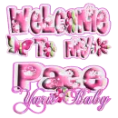 welcome to my page pink flowers