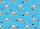 cherry icecream with stars