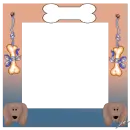 Dog Frame w/ bone