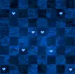 corazones con fondo azul  
