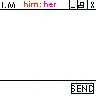 him her