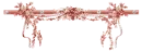 BARRITA CON FLORES ROSAS