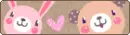 kawaii teddy and bunny