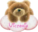 Victoria bear and cloud (Made by me)