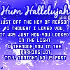 hum hallelujah 