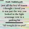 hum hallelujah 