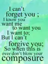 forget you