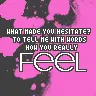 hesitate 
