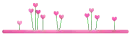 Spring Flower Hearts