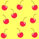 yellow cherry background