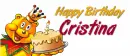 HAPPY BIRTHDAY Cristina