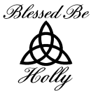 Black Wiccan Triquetra