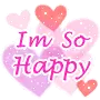 I'm so happy