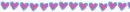 Blue with pink heart
