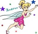 Tinkerbell with stars 