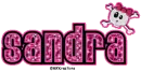 Pink & Punk Name -Sandra-