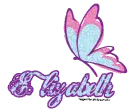 Side Facing Butterfly -Elizabeth-