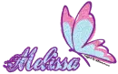 Side Facing Butterfly -Melissa-