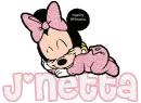 Sleeping Baby Minnie Mouse -J'Netta-