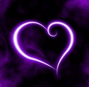 purple spirt heart