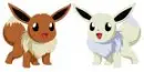 Shiny and plain Eevee