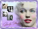 MARILYN MONROE WITH OTHER FAMOUS PEOPLE.