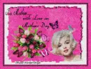 MOTHER'S DAY ANIMATED GLITTER  MARILYN MONROE.