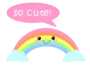 so cute rainbow