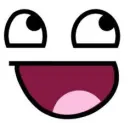 Very happy face